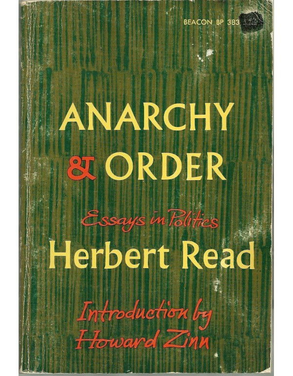 Anarchy and Order: Essays in Politics