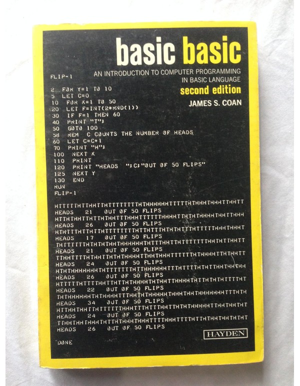 Basic BASIC: An introduction to computer programmi...