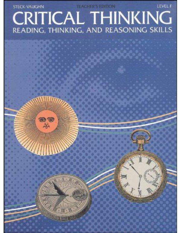 Steck-Vaughn Critical Thinking: Softcover Teacher'...