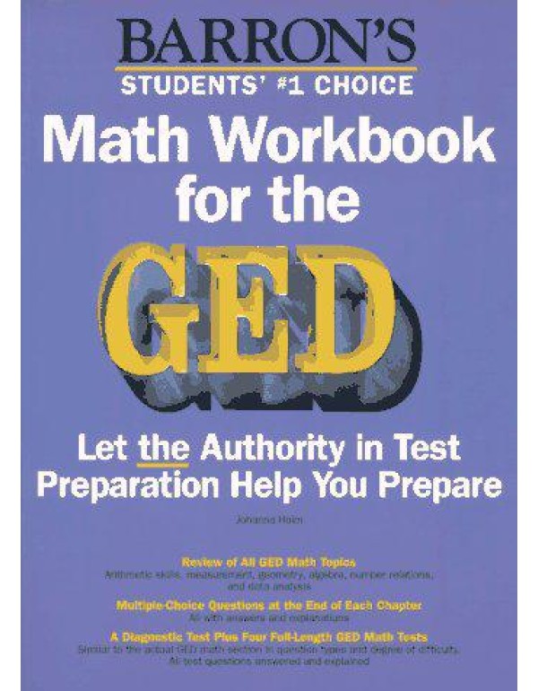 Math Workbook for the GED (Barron's Math Workbook ...