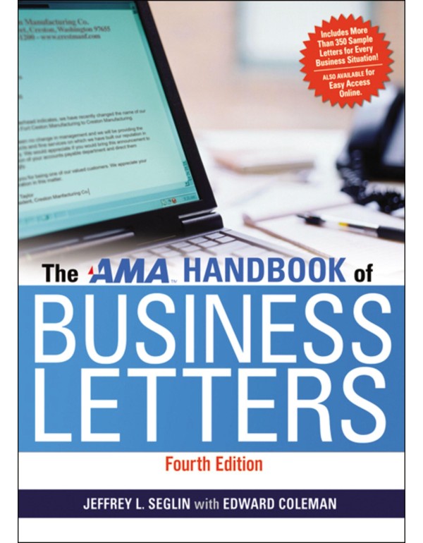 The AMA Handbook of Business Letters