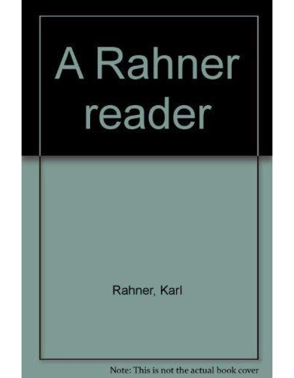 A Rahner reader