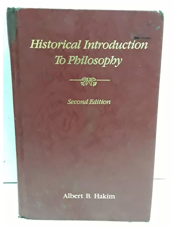 Historical Introduction to Philosophy