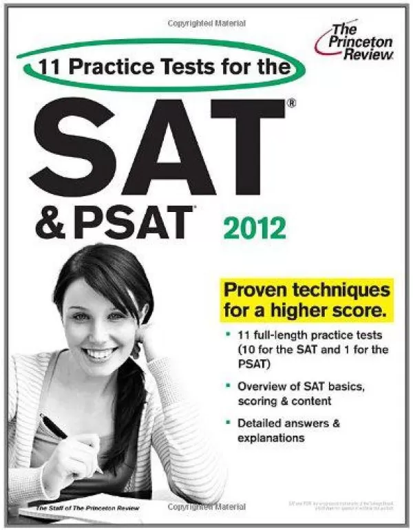 11 Practice Tests for the SAT and PSAT, 2012 Editi...