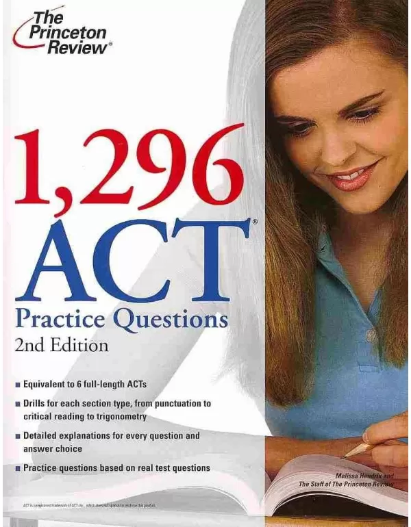 1,296 ACT Practice Questions, 2nd Edition (College...