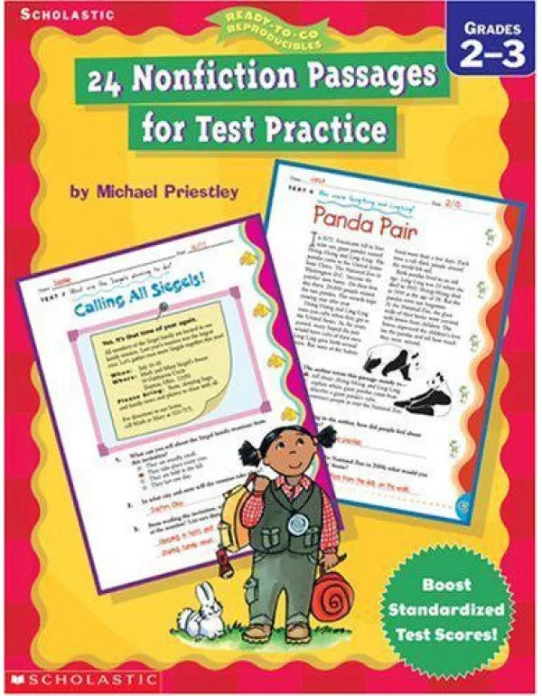 24 Nonfiction Passages for Test Practice: Grades 2...