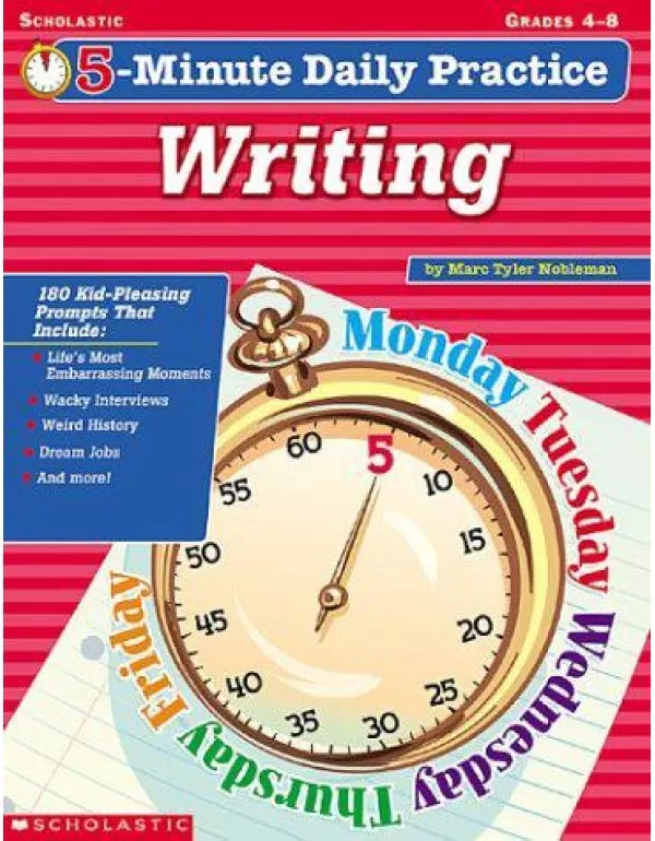 5-Minute Daily Practice: Writing (Grades 4-8)