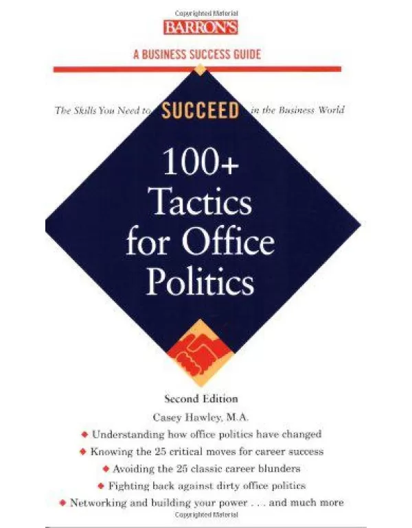 100+ Tactics for Office Politics (Barron's Busines...