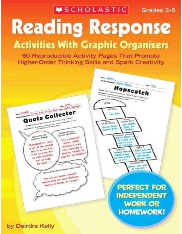 Reading Response Activities With Graphic Organizer...