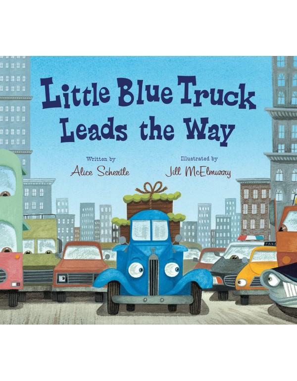 Little Blue Truck Leads the Way Board Book