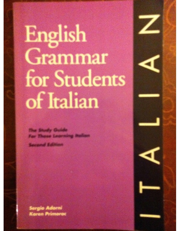 English Grammar for Students of Italian